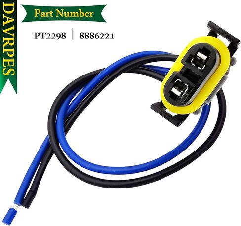 PT2298 Multi-Purpose Wire Connector Socket Compatible with Headlight Headlamp Fog Light Replace H11 H8 880 881 LED Bulb Female Wiring Adapter Pigtail Plug Replace#88862217 in Saudi Arabia
