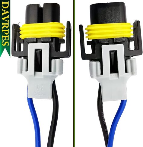 PT2298 Multi-Purpose Wire Connector Socket Compatible with Headlight Headlamp Fog Light Replace H11 H8 880 881 LED Bulb Female Wiring Adapter Pigtail Plug Replace#88862217 in Saudi Arabia