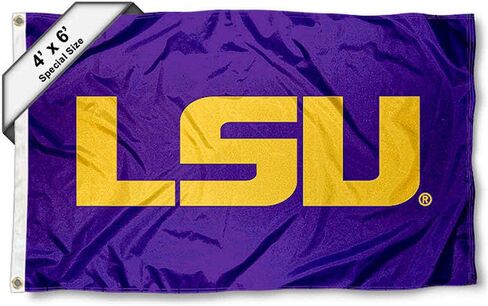 College Flags & Banners Co. LSU Tigers 4 ft x 6 ft Flag in Saudi Arabia