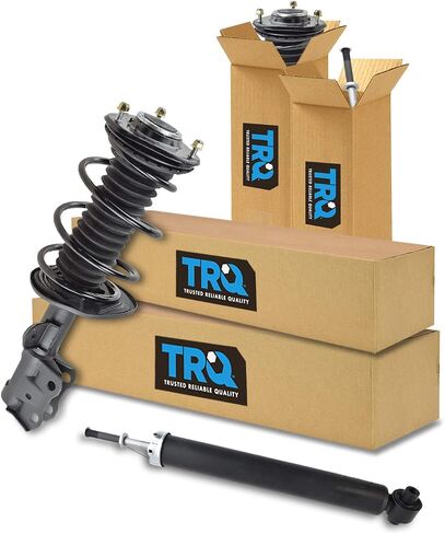 TRQ Front & Rear Quick Complete Loaded Strut Spring Assembly Shock Kit Set 4pc New for 2010-2015 Toyota Prius in Saudi Arabia