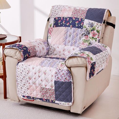 EVENHUG Boho Loveseat Sofa Cover Sofa Slipcover Washable Couch Cover 2 Cushion Sofa Furniture Protector Cover with Elastic Straps for Pets Kids Dog Cat (Loveseat) in Saudi Arabia