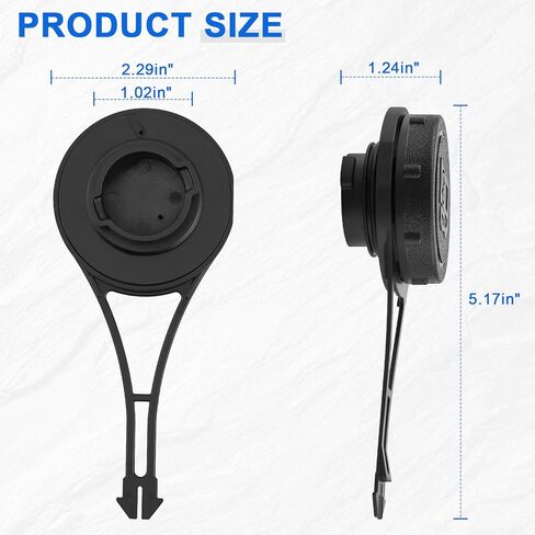 غطاء الغاز 799585 بديل 799684 متوافق مع Troy Bilt 200 100 Briggs Stratton Mower 550E & 550EX Series 625E 675EX 725EX Series Professional Series 7.75-8.75 محركات BS-799585 غطاء خزان الوقود in Kuwait