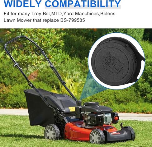 غطاء الغاز 799585 بديل 799684 متوافق مع Troy Bilt 200 100 Briggs Stratton Mower 550E & 550EX Series 625E 675EX 725EX Series Professional Series 7.75-8.75 محركات BS-799585 غطاء خزان الوقود in Kuwait