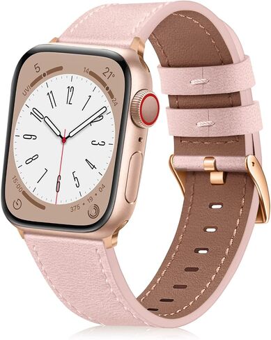 أساور Fintie متوافقة مع ساعة Apple 49 مم 45 مم 44 مم 42 مم 41 مم 40 مم 38 مم iWatch Ultra 2 1 SE Series 9 8 7 6 5 4 3 2 1، سوار معصم بديل من الجلد الأصلي in Kuwait