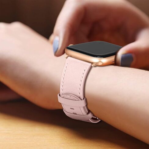أساور Fintie متوافقة مع ساعة Apple 49 مم 45 مم 44 مم 42 مم 41 مم 40 مم 38 مم iWatch Ultra 2 1 SE Series 9 8 7 6 5 4 3 2 1، سوار معصم بديل من الجلد الأصلي in Kuwait