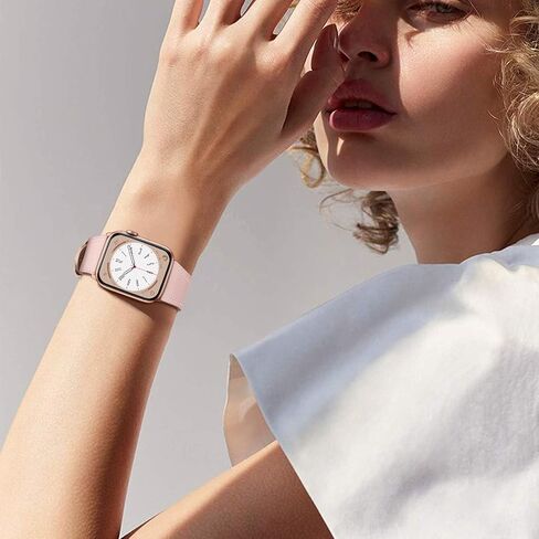 أساور Fintie متوافقة مع ساعة Apple 49 مم 45 مم 44 مم 42 مم 41 مم 40 مم 38 مم iWatch Ultra 2 1 SE Series 9 8 7 6 5 4 3 2 1، سوار معصم بديل من الجلد الأصلي in Kuwait