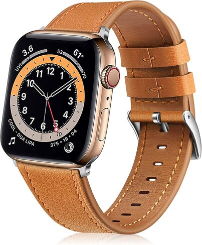 أساور Fintie متوافقة مع ساعة Apple 49 مم 45 مم 44 مم 42 مم 41 مم 40 مم 38 مم iWatch Ultra 2 1 SE Series 9 8 7 6 5 4 3 2 1، سوار معصم بديل من الجلد الأصلي in Kuwait
