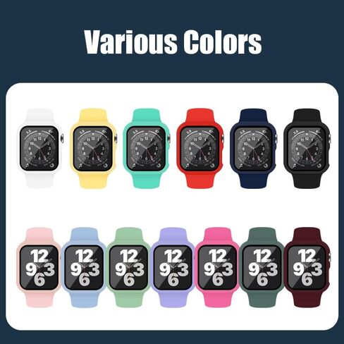 Silicone Sport Band and PC Case with Screen Protector for Apple Watch in Kuwait