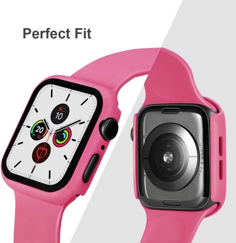 Silicone Sport Band and PC Case with Screen Protector for Apple Watch in Kuwait