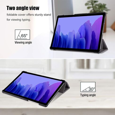حافظة ذكية لجهاز جالاكسي تاب a7 10.4 بوصة 2022 2020 (SM-T509 T500 T503 T505 T507)، حافظة ذكية رفيعة بغطاء ثلاثي الطي وغطاء صلب قابل للطي لجهاز جالاكسي تاب A7 10.4 بوصة 2022 2020 تابلت - أخضر in Saudi Arabia