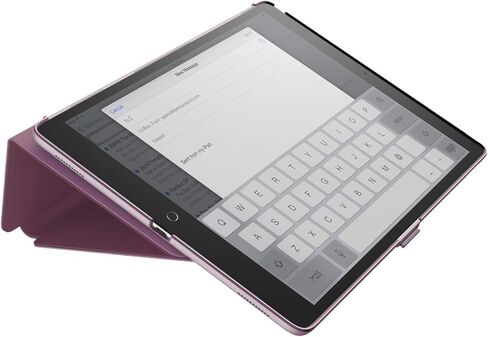 حافظة Speck Products BalanceFolio iPad مقاس 9.7 بوصات (2017/2018، تناسب أيضًا iPad Pro/Air 2/Air مقاس 9.7 بوصات)، أرجواني داكن/أرجواني مطحون/وردي كريب (121931-7265) in Saudi Arabia