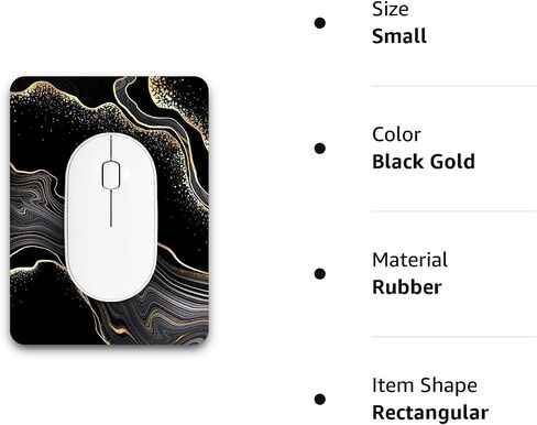 Atufsuat Small Mouse Pad, Mini Mouse Pad 6 x 8 Inch, Thick Rubber Waterproof Mouse Mat, Cute Mousepad for Women Men Kids Wireless Mouse Mini Laptops Keyboard Tray Home Office Travel in Kuwait