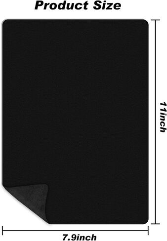 Mouse Pad, Genuine Leather Mouse Pad/Mat for Home or Office, Computer Mouse Pad for Wired/Wireless Bluetooth Mouse, Non-Slip Mousepad for Laptop/Computer/PC, 11 x 8 inches (Brown) in Saudi Arabia