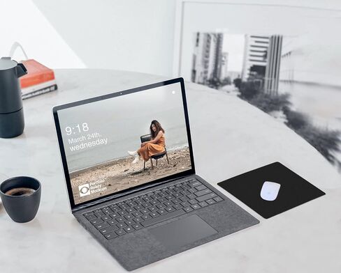 Mouse Pad, Genuine Leather Mouse Pad/Mat for Home or Office, Computer Mouse Pad for Wired/Wireless Bluetooth Mouse, Non-Slip Mousepad for Laptop/Computer/PC, 11 x 8 inches (Brown) in Saudi Arabia