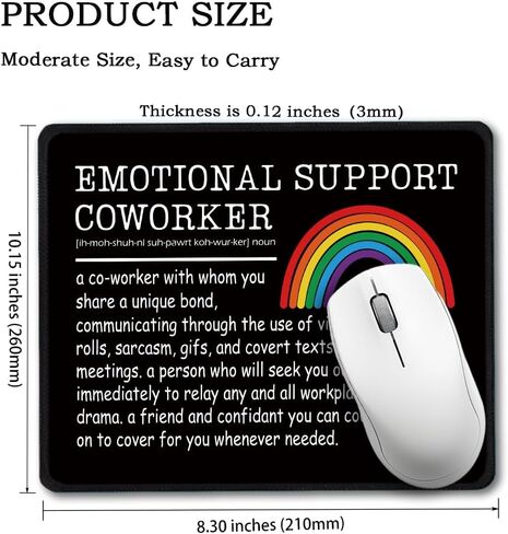 لوحة ماوس مستطيلة من Chaos Coordinator، حصيرة ماوس لألعاب الكمبيوتر المحمول المضحكة هدية لصديق زميل في العمل، هدية شكر لمدير المدير والمعلمة والممرضة الأم، ملحقات المكتب ديكور المكتب المنزلي in Kuwait