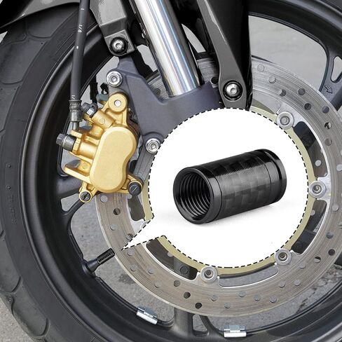 4PS ألومنيوم الإطارات صمام الجذعية قبعات غطاء عالمي صالح الإطارات الجذعية صمام قبعات للسيارات والشاحنات والدراجات النارية والدراجات 4 قطع صمام النوى (أسود) in Kuwait