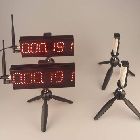 S-003 Double Race Version Wireless Laser Timer for Sprints Roller Skating Speed Track and Field Running Sports Motorcycle Bicycle Infrared Sensor Induction Timing in Kuwait