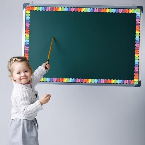 16PCS Magnetic Border Colorful Circles Die-Cut Magnetic Classroom Decoration in Saudi Arabia