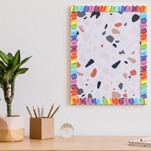 16PCS Magnetic Border Colorful Circles Die-Cut Magnetic Classroom Decoration in Saudi Arabia
