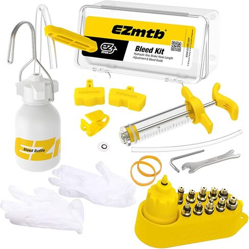 طقم تنزف قرص الفرامل الهيدروليكي للدراجة، طقم تنزف قرص الفرامل الهيدروليكي للدراجة الجبلية، طقم تنزف الزيوت المعدنية للدراجة، مجموعة سائل الزيوت المعدنية للدراجة من أجل ShimanoS، MAGURA، TEKTRO، سلسلة SRAM، 27 قطعة in Kuwait