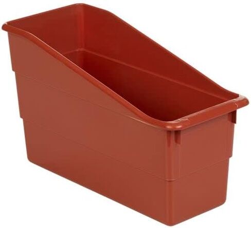 Really Good Stuff - 164450OR Durable Book and Binder Holder, 5½"x12½"x7½", 18 Colors (1 Bin) – Ideal for Narrow or Vertical Storage Needs Like Magazines, Books, Folders – Color-Code Home or Classroom in Saudi Arabia