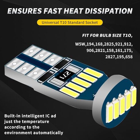مجموعة مصابيح LED داخلية فائقة السطوع مكونة من 13 قطعة من Canbus، بديلة لمصابيح LED لـ 2009-2018 Dodge Ram 6000K + أضواء لوحة الترخيص + أداة تثبيت in Kuwait