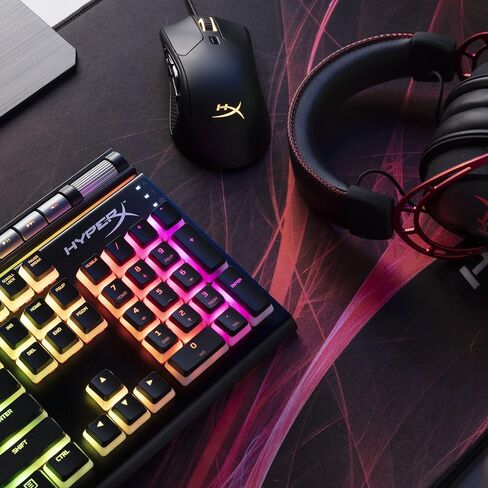 HyperX Alloy Elite 2 Mechanical Gaming Keyboard Red Switch RGB LED Backlit Customize Full Size 100% Anti-Ghosting 80 Million Keystrokes for PC PS4 PS5 Xbox Series X|S Xbox One (Renewed) in Saudi Arabia