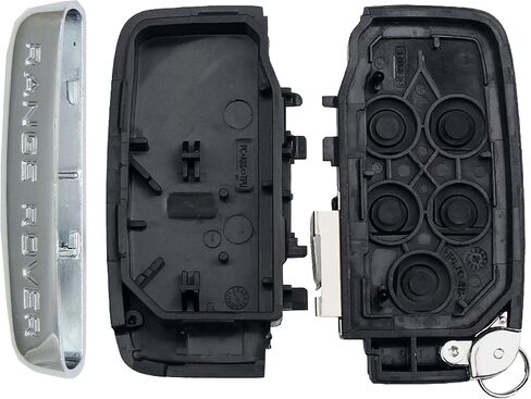 علبة شل بديلة (مبيت) طقم إصلاح عن بعد (مع تعليمات) لأزرار غطاء جهاز التحكم عن بعد Land Rover Range Rover Key Fob LR2 LR4 LR 2 4 Evoque Sport - (معرف لجنة الاتصالات الفيدرالية: KOBJTF10A، P/N: CH22-15K601-AB) in Saudi Arabia