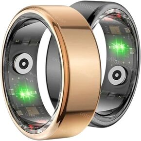 New 2026 R02 Smart Ring Heart Rate Heailth Monitor Ip68 3Atm Waterproof Multi Sport Modes Blood Oxygen Tracker for Men Women Jewelry Fashion Luxury Accessories Creative Gift