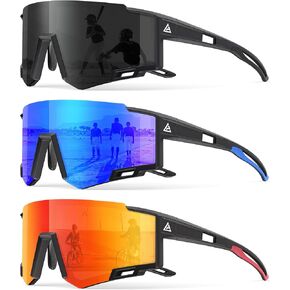 3 Pack Kids Polarized Sunglasses Youth Baseball Sunglasses for Boys Girls Age 6-14 Sports UV400 Protection SunGlasses in Saudi Arabia