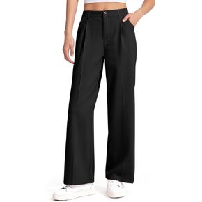 Girls Dress Pants Wide Leg Uniform Pants for Girls Preppy Clothes Size 7-14 Years in Kuwait