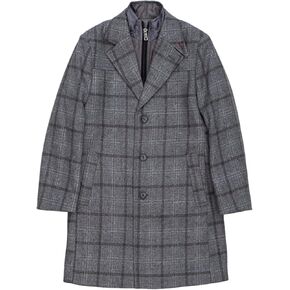 Isaac Mizrahi Boy's 2-20 Single Breasted Quilt Lined Wool-Blend Overcoat with Bib in Kuwait