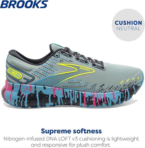 Brooks Men's Glycerin 20 Neutral Running Shoe - Blue/Nightlife/White - 11 Medium in Saudi Arabia
