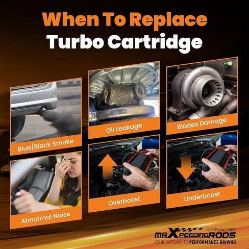 maXpeedingrods Turbo Cartridge Core Turbocharger Chra for Ford Escape 2017-2020, for Fusion SE 2017-2020, for Edge 2015-2018, for Lincoln MKC 2017-2019, MKZ 2.0L EcoBoost l4 GAS 2017-2020 in Saudi Arabia