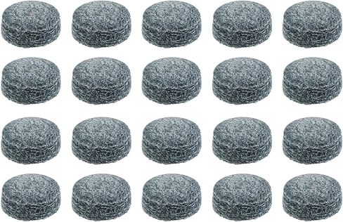 M METERXITY 20 Pack Pool Cue Tips - Billiard Cue Replacement Tip, Wear-Resistant, Apply to Pool Cues/Snooker (11mm Dia, Blue) in Saudi Arabia
