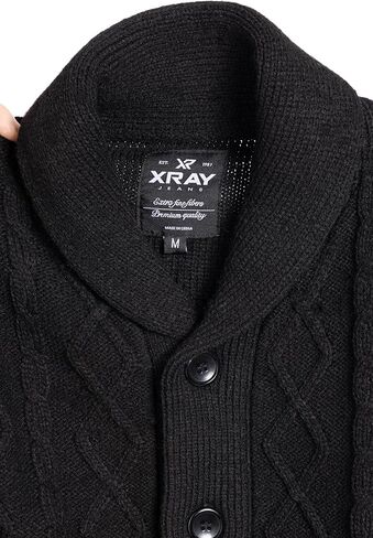 X RAY Boy's Cable Knit Cardigan (S - XL) in Saudi Arabia