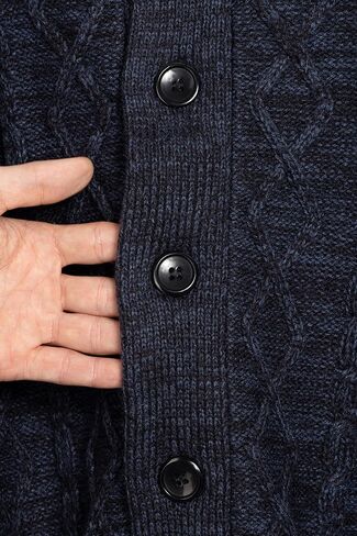 X RAY Boy's Cable Knit Cardigan (S - XL) in Saudi Arabia