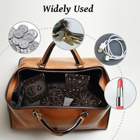 PecoBlue 4pcs Leather Squeeze Coin Pres for Women - Cut Cat and Plant مقاومة للماء ودائم محفظة Mini Money ، أفضل هدية لحفيدة ابنة فتاة in Kuwait