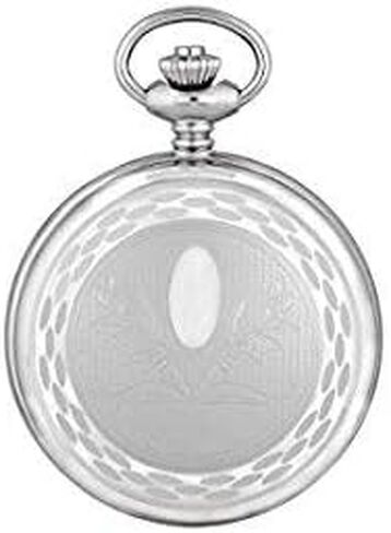 حلقة الصياد الفولاذ المقاوم للصدأ ساعة الجيب الميكانيكي الأبيض in Kuwait