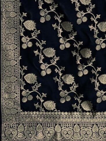 DEVANGI Women's Woven Banarasi Silk Dupatta/Chunni in Saudi Arabia