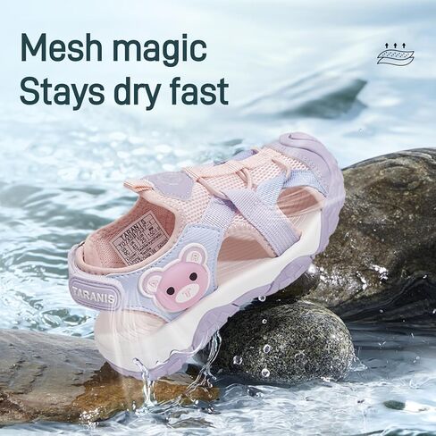 الأولاد والبنات الصيفية في الهواء الطلق شاطئ الرياضة أحذية صنادل خفيفة الوزن مغلقة in Kuwait