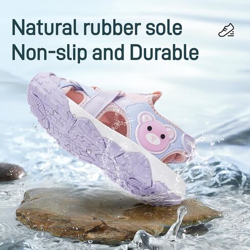 الأولاد والبنات الصيفية في الهواء الطلق شاطئ الرياضة أحذية صنادل خفيفة الوزن مغلقة in Kuwait