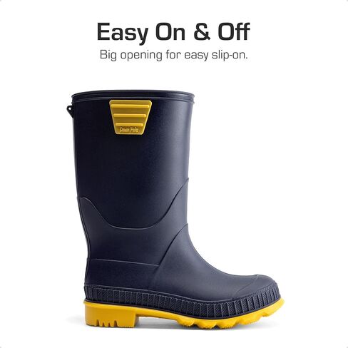 DREAM PAIRS Kids Rain Boots Easy-On Lightweight Non-Slip Outsole for Boys & Girls Outdoor Rainy Day Play in Saudi Arabia