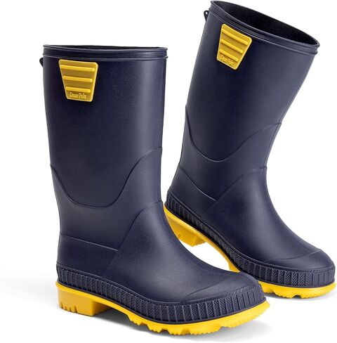DREAM PAIRS Kids Rain Boots Easy-On Lightweight Non-Slip Outsole for Boys & Girls Outdoor Rainy Day Play in Saudi Arabia