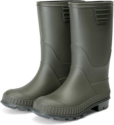 DREAM PAIRS Kids Rain Boots Easy-On Lightweight Non-Slip Outsole for Boys & Girls Outdoor Rainy Day Play in Saudi Arabia