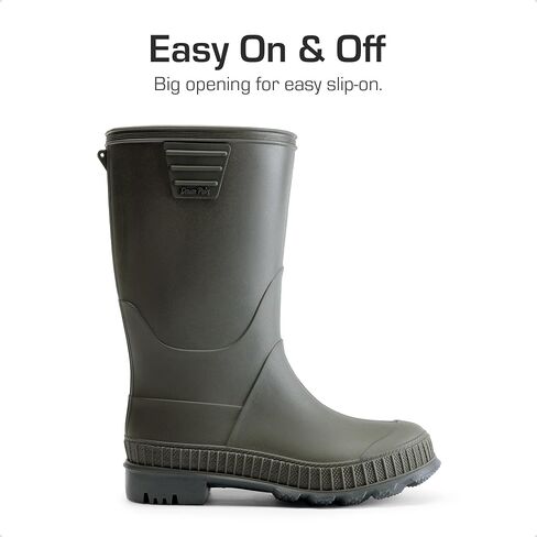 DREAM PAIRS Kids Rain Boots Easy-On Lightweight Non-Slip Outsole for Boys & Girls Outdoor Rainy Day Play in Saudi Arabia