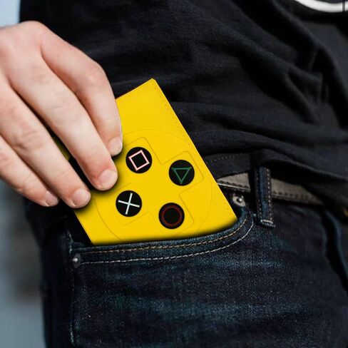 Game Controller Wallets For Kids, Man, Teen Bifold Wallet Multiple Card Slots and Coin Pocket Gamepad Silicone And PU Leather Surface Video Game Kids Wallet in Green in Saudi Arabia
