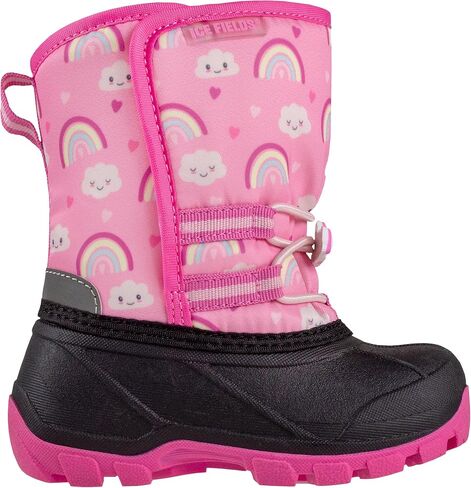 Flake Toddler Little Kids Snow Winter Boots, Warm, Waterproof Shell, Fleece-Lined Shoes in Kuwait