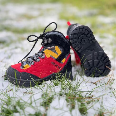 Alpina Kids Boots | Waterproof Hiking Shoes | Durable Full Leather | Lightweight Breathable | Slip Resistant in Kuwait