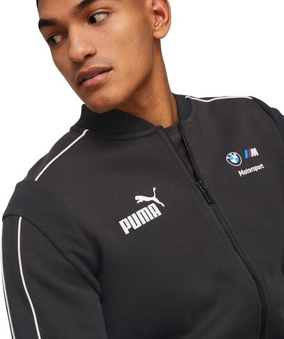 PUMA Men's Standard BMW M Motorsport T7 Full-Zip Jacket, Black-m Color, Medium in Saudi Arabia